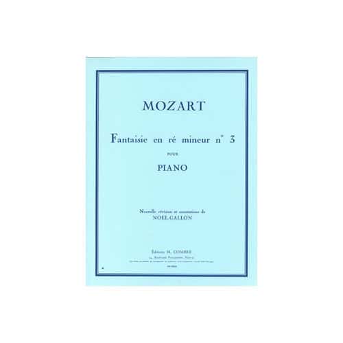 MOZART - FANTAISIE NO.3 EN RÉ MINEUR - PIANO