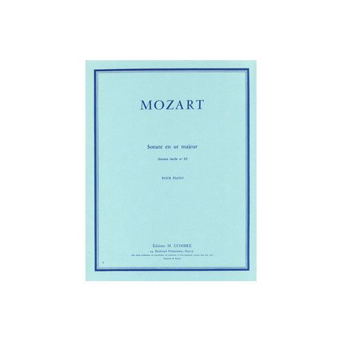 MOZART WOLFGANG AMADEUS - SONATE FACILE N.15 EN UT MAJ. KV545 - PIANO