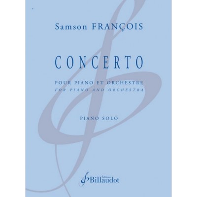 SAMSON FRANCOIS - CONCERTO POUR PIANO & ORCHESTRE - PIANO SOLO