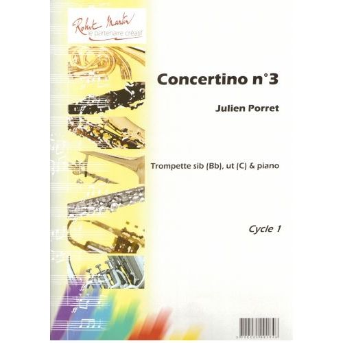PORRET J. - CONCERTINO N3, SIB OU UT
