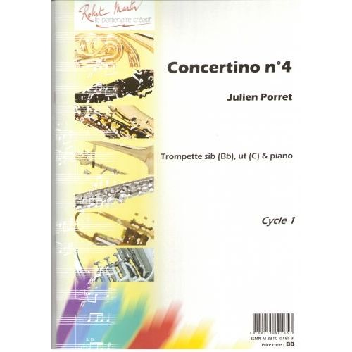 PORRET J. - CONCERTINO N4, SIB OU UT