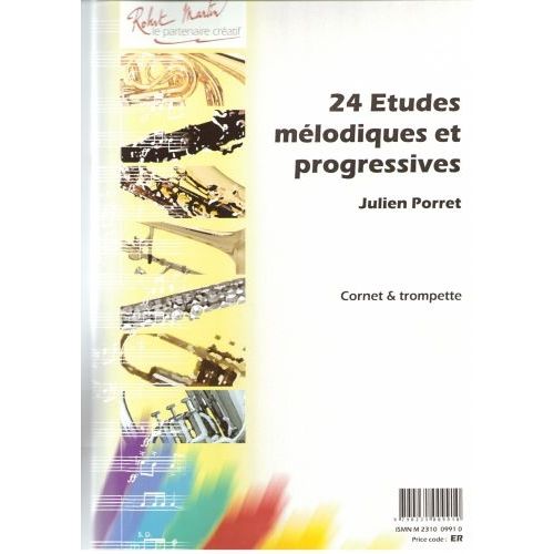 ROBERT MARTIN Porret J. - VINGT-quatre Tudes Mlodiques et Progressives