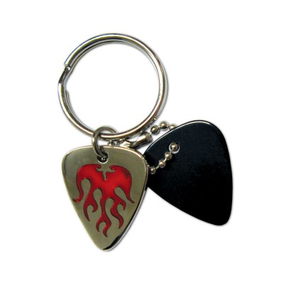 GROVER ALLMAN MEDIATOR PENDANT KEYRING FLAME