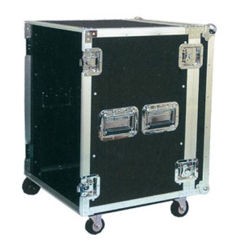 POWER ACOUSTICS SONORISATION FLIGHT CASE AV ROULETTES 12U