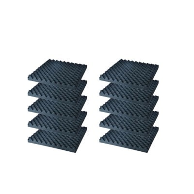 FOAM 300 ACOUSTIC FOAM BLACK 10 PIECE PACK