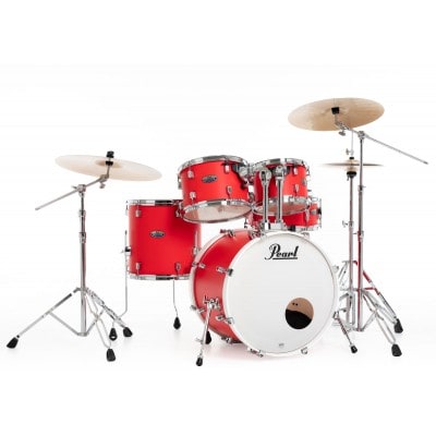 PEARL DRUMS DECADE MAPLE FUSION 20 MATTE RACING RED