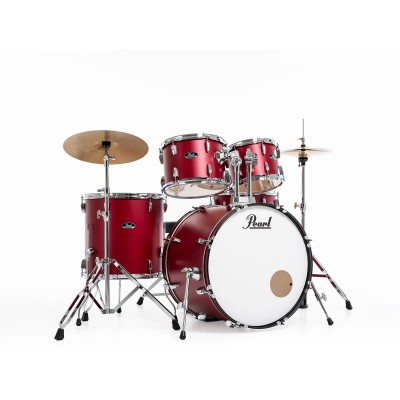 ROADSHOW FUSION 20 MATTE RED + SOLAR CYMBALS