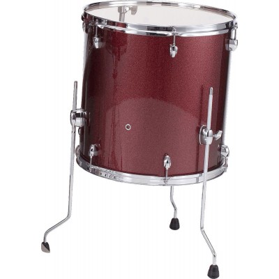 EXPORT FLOOR TOM 16X16 BLACK CHERRY GLITTER