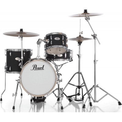 PEARL DRUMS MIDTOWN MATTE BLACK + PACK HARDWARE HWP-50S