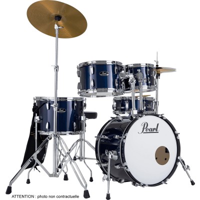 ROADSHOW JAZZ 18 ROYAL BLUE METALLIC + SOLAR CYMBALS