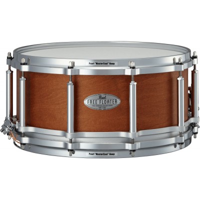 PEARL DRUMS FREE FLOATING TASK SPECIFIC 14X6.5 MAPLE-MAHOGANY