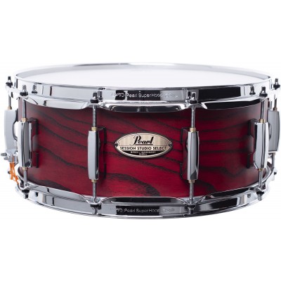 PEARL DRUMS SESSION STUDIO SELECT 14X5.5 SCARLET ASH