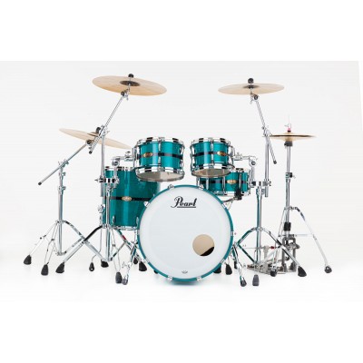 Masters Maple Pure Stage 22 Optimount Aqua Turquoise Stripe