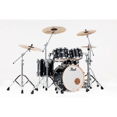 PEARL DRUMS PMX904XPC-339 - PMX PROFESSIONAL MAPLE SERIES FUSION 20 4-PC SHELL PACK - MATTE CAVIAR BLACK
