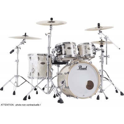 Pearl Drums Fusion 20? 4 Futs Session Studio Select Nicotine White Marine Pearl - Sts904xpc-405