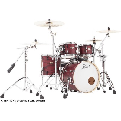 PEARL DRUMS BATTERIE SESSION STUDIO SELECT 4F FUSION 20SCARLET ASH