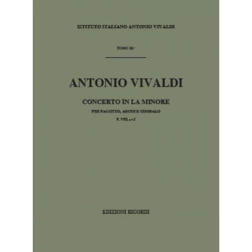 VIVALDI A. - CONCERTO IN LA MIN. RV 498 - F.VIII/2 - BASSON