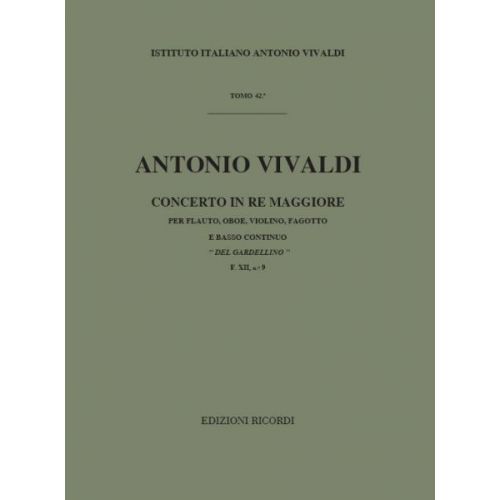 VIVALDI A. - CONCERTI IN RE 'DEL GARDELLINO' RV 90 - ENSEMBLE MIXTE