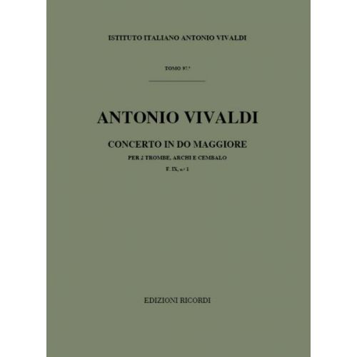 VIVALDI A. - CONCERTI IN DO RV 537 - CONDUCTEUR