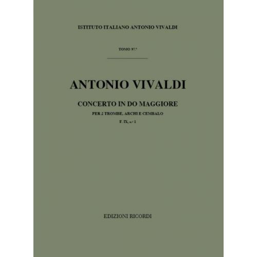 VIVALDI A. - CONCERTI IN DO RV 537 - CONDUCTEUR