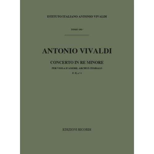 RICORDI VIVALDI A. - CONCERTO IN RE MIN. RV 393 F.II/4 - VIOLE D