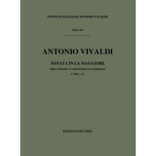 RICORDI VIVALDI A. - SONATE IN LA OP.I N.9 RV 75 - 2 VIOLONS