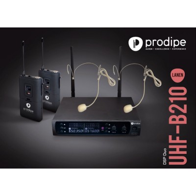 Prodipe Uhf B210 Dsp Headset Duo 