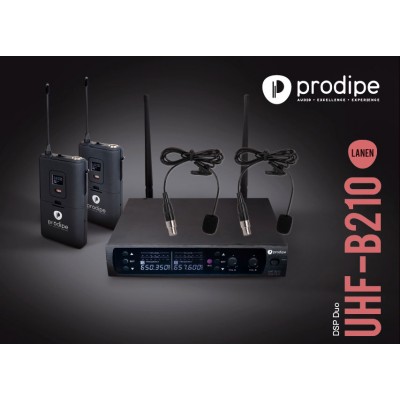 UHF B210 DSP LAVALIER DUO 