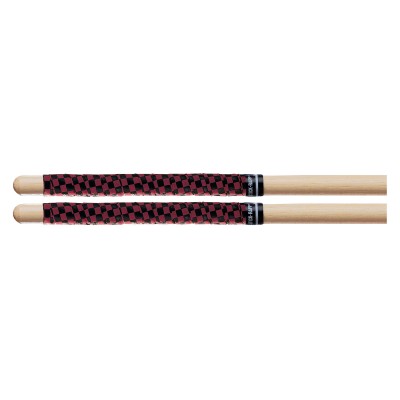 CHECKERBOARD BLACK/RED GRIP