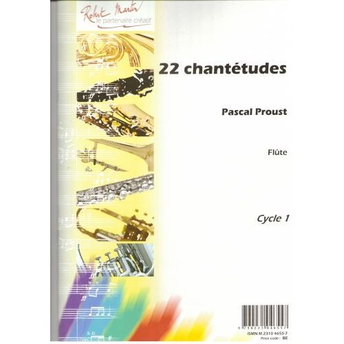 PROUST P. - 22 CHANTETUDES FOR FLUTE