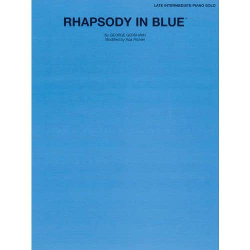  Gershwin George - Rhapsody In Blue - Piano Solo