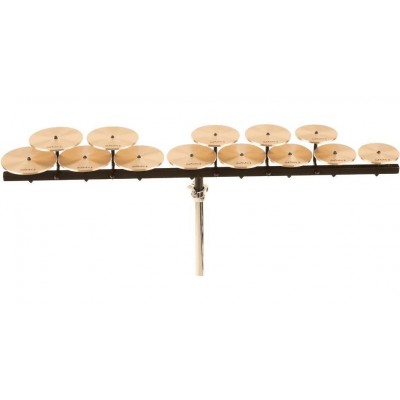 SABIAN SET OF BASS CROTCHETS WITH MOUNTING BAR AND STAND
