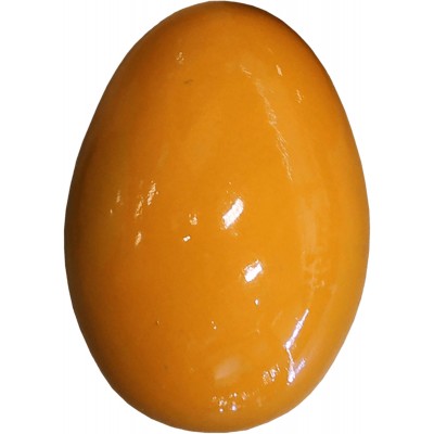 YELLOW WOODEN EGG SHAKERS