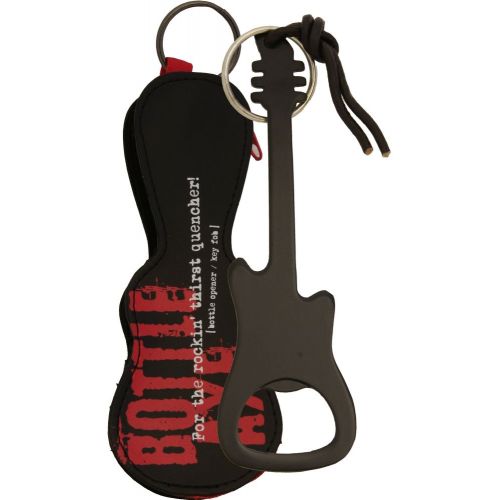 MUSIC SALES BOTTLE OPENER / KEY FOB BLACK FINISH