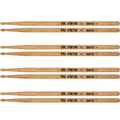 VIC FIRTH PACK 4 PAIRS 5A AMERICAN CLASSIC TERRA