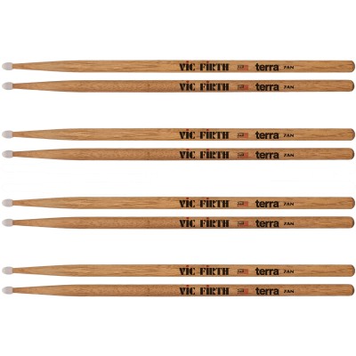 VIC FIRTH PACK 4 PAIRS 7AN AMERICAN CLASSIC TERRA