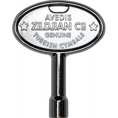 ZKEY CHROME DRUM KEY W/ ZILDJIAN TRADEMARK