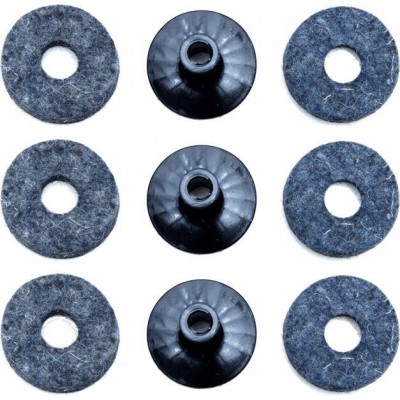 ZILDJIAN ACCESSORIES PACK OF 3 CYMBAL FELTS AND BUTTERFLIES