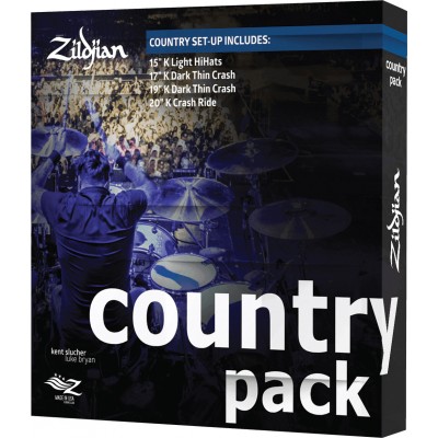 ZILDJIAN K0801C - PACK CYMBALES COUNTRY SERIE K