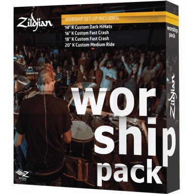 ZILDJIAN KC0801W - SET PRATOS WORSHIP SERIE K CUSTOM