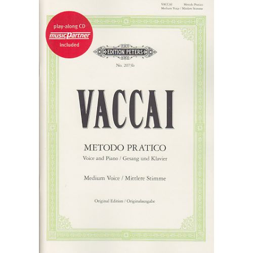  Vaccai N. - Metodo Pratico - Voix Moyenne + Cd