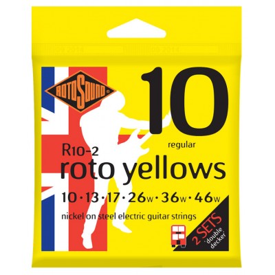 ROTOSOUND ROTO DOUBLE DECKER REGULAR €“ TWO SETS DE 10-46