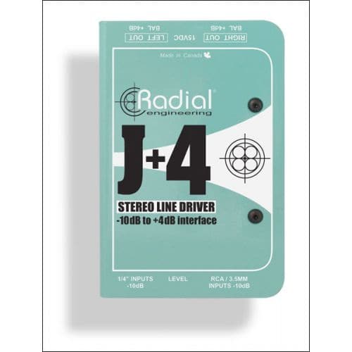 J+4 CONVERTISSEUR ACTIF STEREO