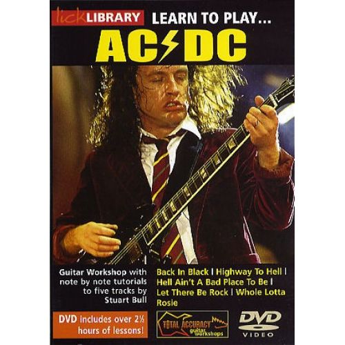 LEARN TO PLAY AC/DC [DVD] - GUITAR