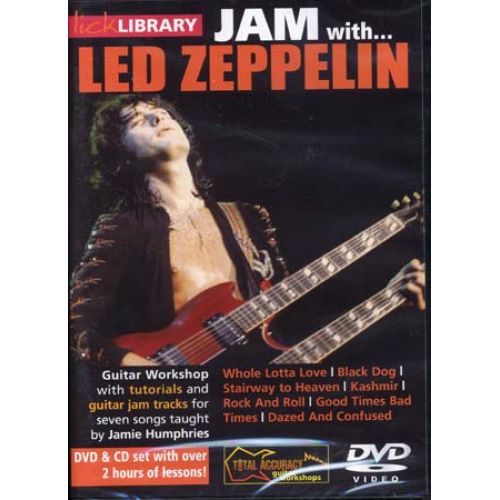 ROADROCK INTERNATIONAL Methode DVD - Lick Library Jam With Led Zeppelin DVD + CD