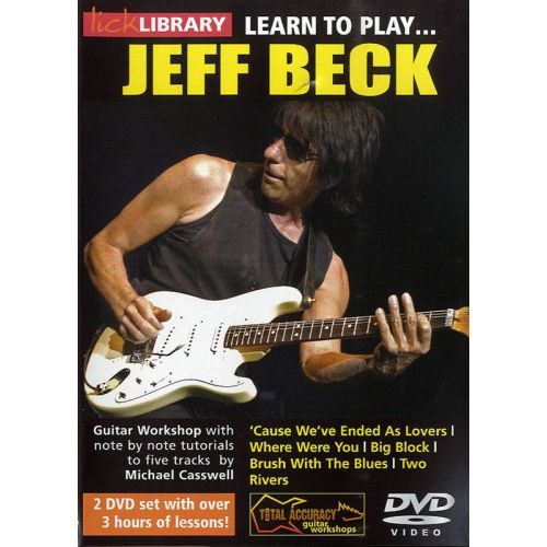  Lick Library Learn To Play Beck Jeff 2 Dvd