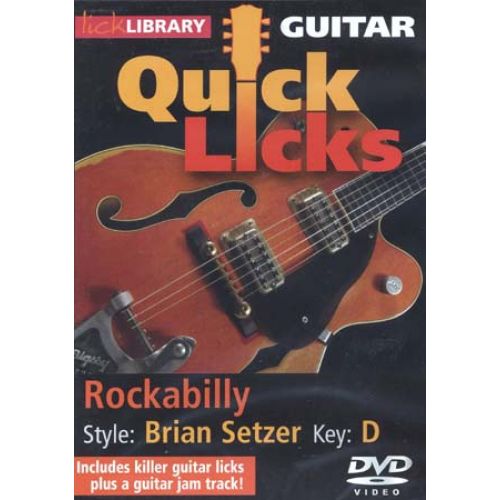  Lick Library Guitar Quick Licks Rockabilly Brian Setzer - Guitare