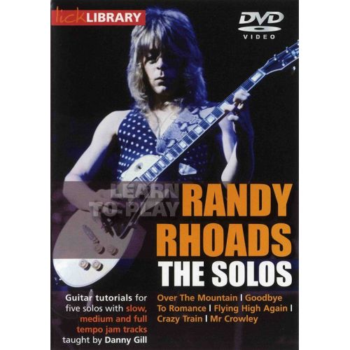  Lick Library - Learn To Play Randy Rhoads - The Solos [dvd] - Guitar