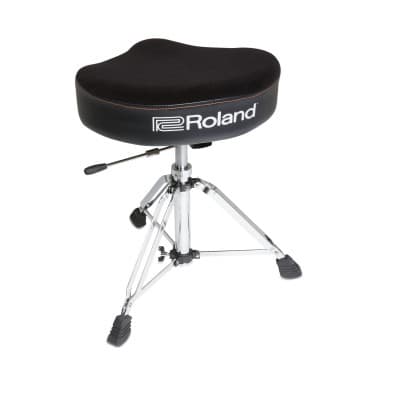 SADDLE DRUM THRONE, VELOURS SEAT, HYDRAULIC BASE - RDT-SH