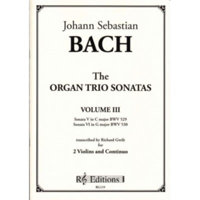  Bach J.s. - Organ Trio Sonatas Vol.3 - Violon, Alto & Bc (richard Gwilt) 